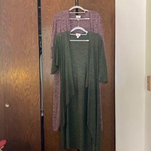 2 LulaRoe Shirleys- S- EUC $15 for both